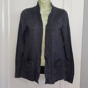 Banana Republic gray open buttonless cardigan sweater‎